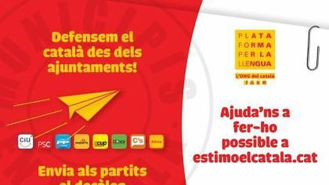 Campaña para que los alcaldes multen a los comercios que no usan el catalán