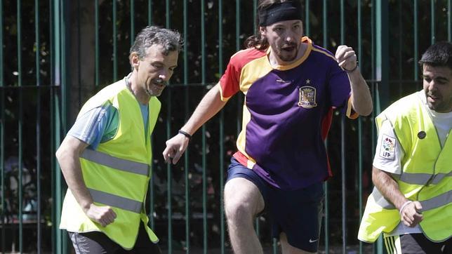 «Pachanga» futbolera de Podemos en Madrid