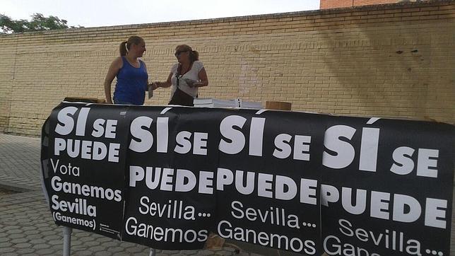 El «falso» Ganemos Sevilla cosecha 12.642 votos para ser la sexta lista más votada