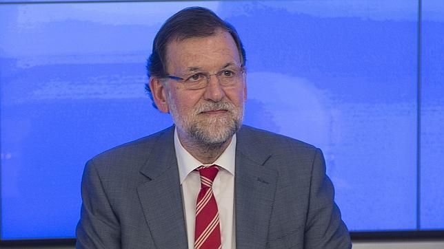 Rajoy, en la sede del PP