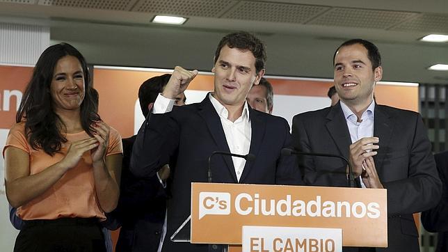Albert Rivera celebra el resultado