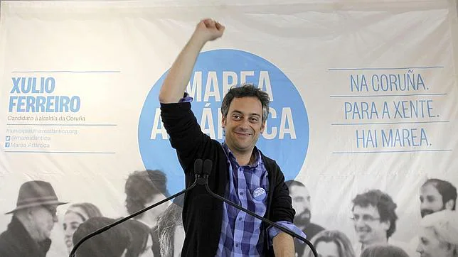 El candidato de Marea Atlántica al concello de La Coruña, Xulio Ferreiro