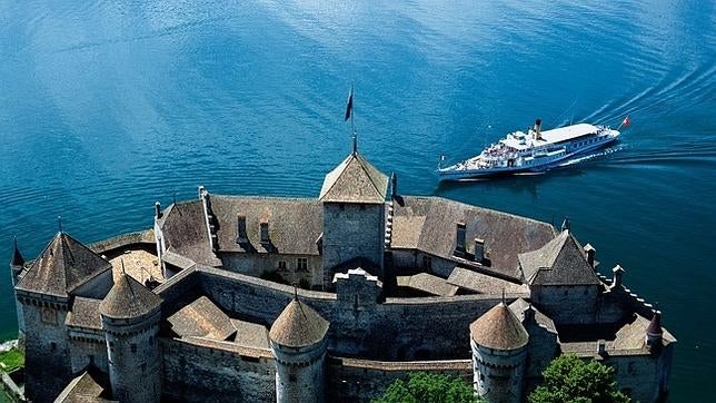 El Castillo de Chillon, a orillas del lago Ginebra