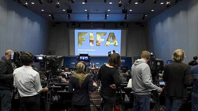 Una imagen de los medios en el Congreso de la FIFA