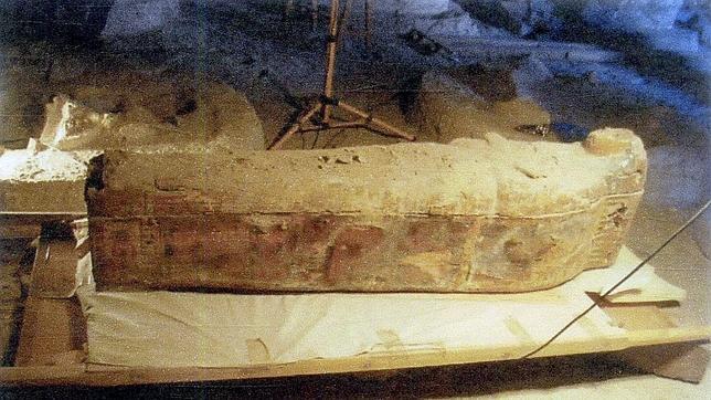 Imagen de una momia encontrada en Luxor por unos científicos españoles a finales del año pasado