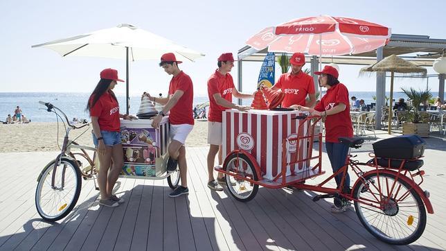 «Soy Frigo»: un puesto de helados para los jóvenes españoles