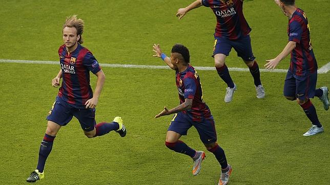 Rakitic se estrena con un gol en una final de la Champions