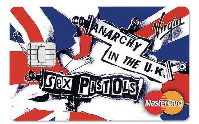 Llegan las tarjetas de crédito de los Sex Pistols