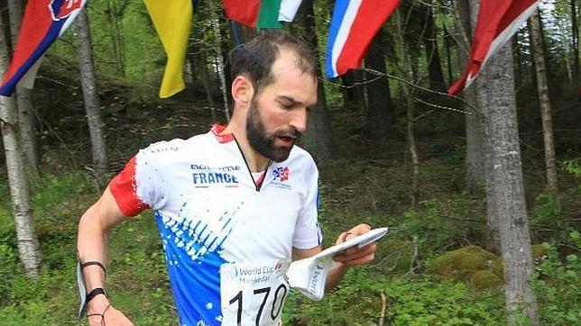 Un participante, durante una carrera