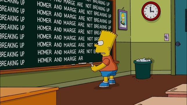 La familia Simpson desmiente el rumor: «Homer y Marge no van a romper»