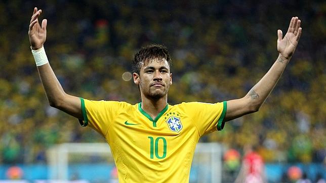 Neymar, principal estrella de Brasil
