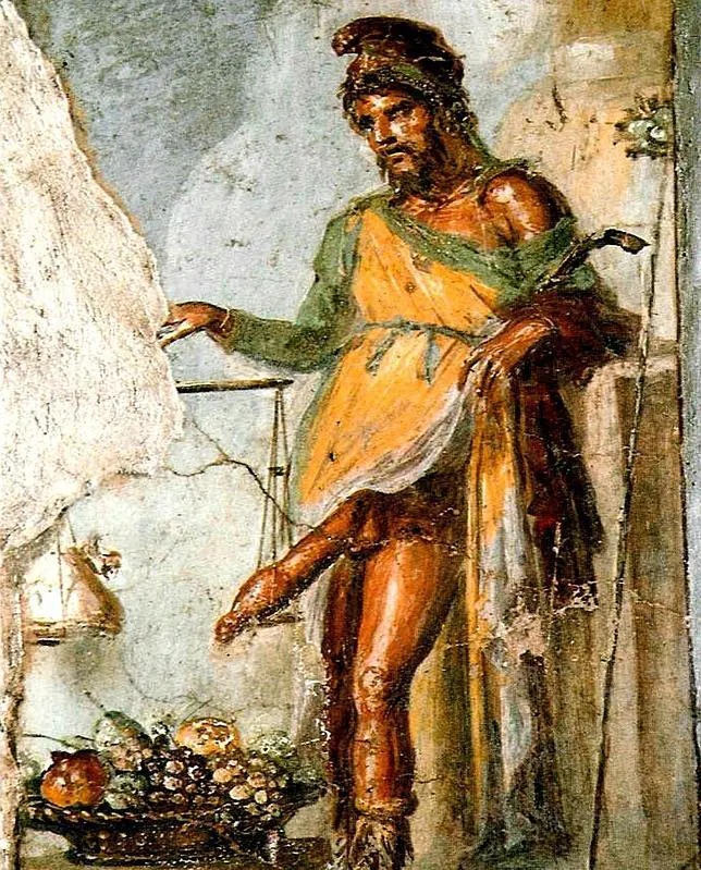 El fresco con 2.000 años que muestra a un dios con pene gigante y fimosis