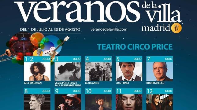 Amalgama de estilos y géneros en los conciertos estivales del Teatro Circo Price