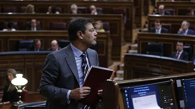 Rafael Catalá en la sesion de control al gobierno en el Congreso de los Diputados