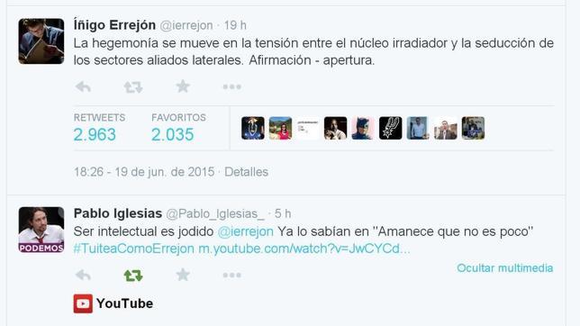 Un comentario de Errejón desata chistes y mofas en Twitter