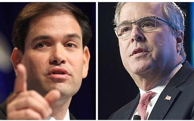 Jeb Bush y Marco Rubio lideran la carrera republicana, según una nueva encuesta