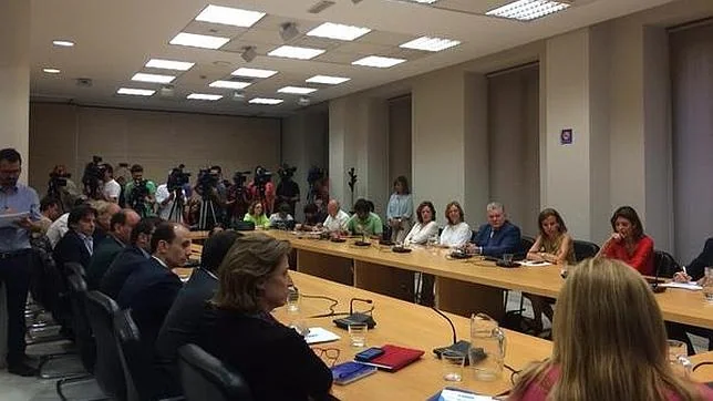 La rueda de prensa de Esperanza Aguirre para explicar cómo será su «gobierno en la sombra»
