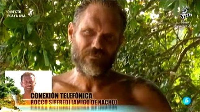 La llamada sorpresa del actor porno Rocco Siffredi a Nacho Vidal en «Supervivientes»