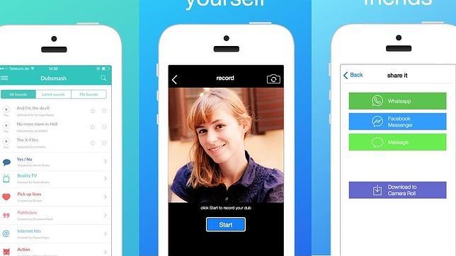Aplicaciones para hacer vídeo-selfie playback