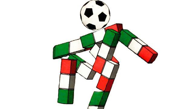 Ciao, la mascota del Mundia de Italia