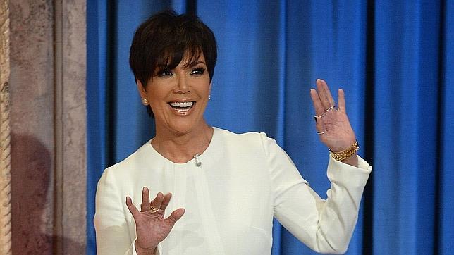 Kris Jenner, en una visita al programa «Late Night With Jimmy Fallon»