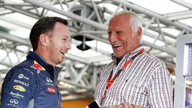 Horner y Dietrich en el Gran Premio de Austria