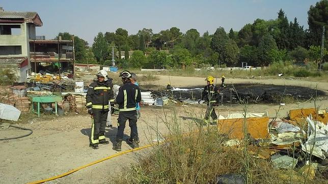 Cuarto incendio en un mes en el asentamiento chabolista «El Cavero»