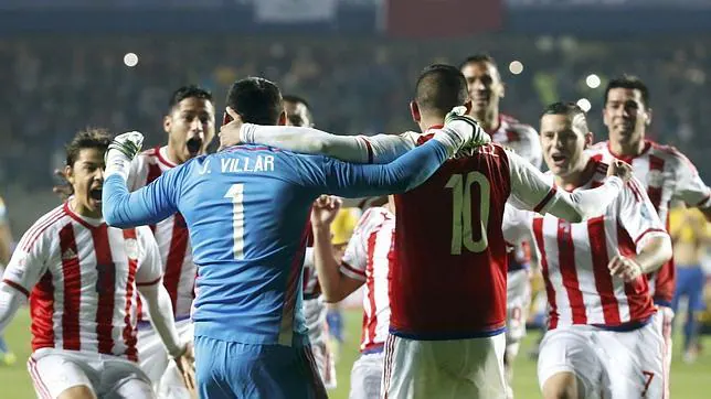Paraguay celebra el pase a semifinales
