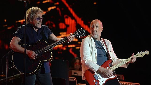 The Who dicen hola y adiós a sus nietos en Glastonbury