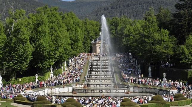 Patrimonio Nacional suspende el funcionamiento ordinario de las fuentes de La Granja por falta de agua