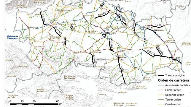 Los radares móviles en la provincia de Toledo