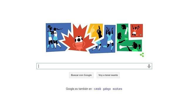 Google dedica su doodle a la final de la Copa de futbol femenino