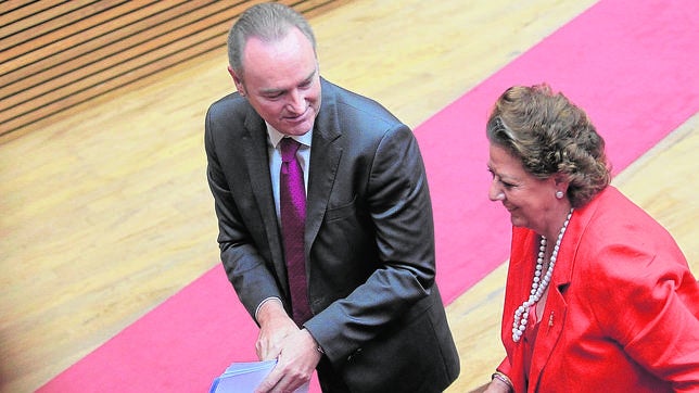 Alberto Fabra y Rita Barberá preparan el «examen» de senador