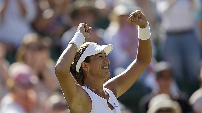 Muguruza, en cuartos de Wimbledon