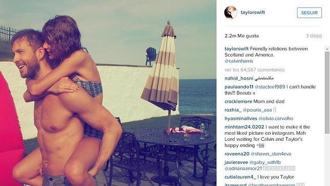 Taylor Swift y Calvin Harris, la pareja de las redes sociales