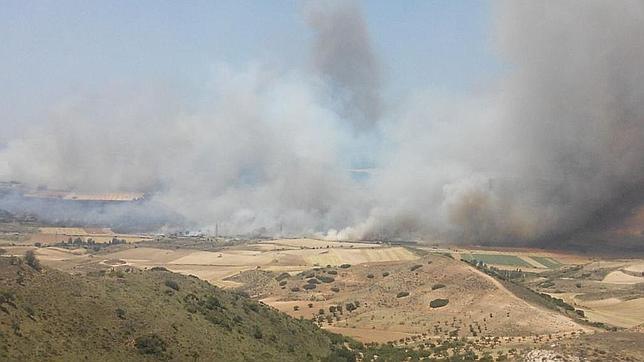 Dos pueblos evacuados por el incendio del municipio guadalajareño de Humanes