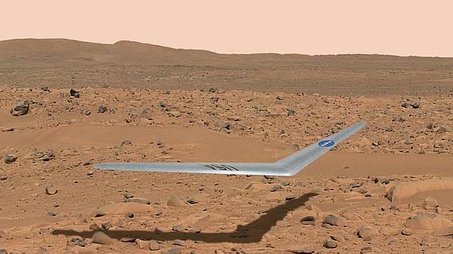 Un drone con forma de bumerán para explorar Marte