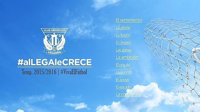 El cartel del Leganés