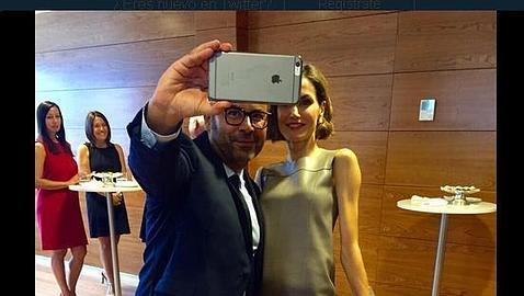 Jorge Javier Vázquez orgulloso de su «selfie» con Doña Letizia