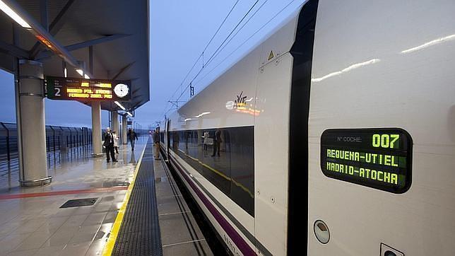 Estación de Requena del AVE Madrid-Valencia