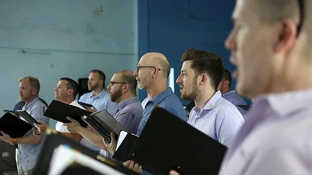 El coro estadounidense durante una actuación en La Habana