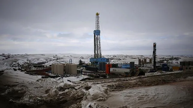 Una instalación de «fracking» en Williston, Dakota del Norte