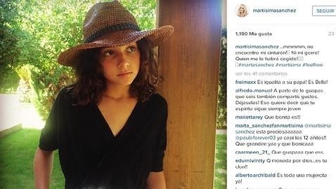 Marta Sánchez presume de hija en las redes sociales