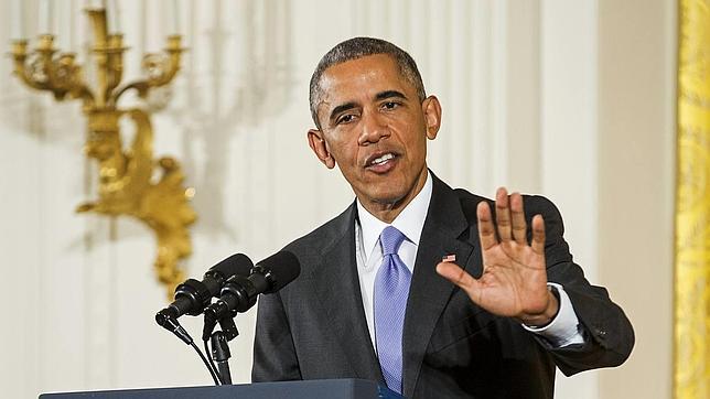 El presidente de Estados Unidos, Barack Obama, durante una comparecencia sobre Irán