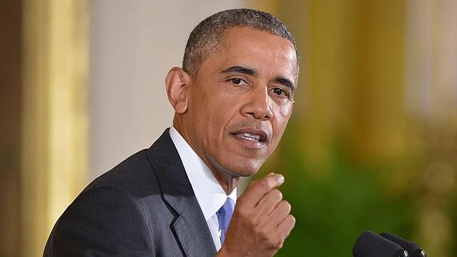 El presidente de Estados Unidos, Barack Obama durante la rueda de prensa sobre el acuerdo con Irán