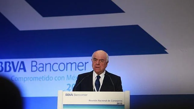 El presidente del grupo bancario BBVA, Francisco González