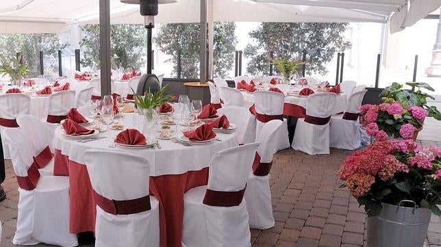 Zona de terraza de La Marquesita