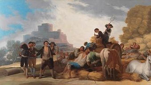 «La era» de Goya, restaurada para la reapertura de las salas de cartones