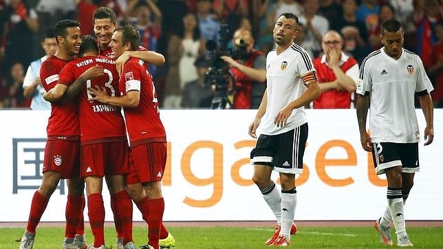 El Bayern arrolla al Valencia