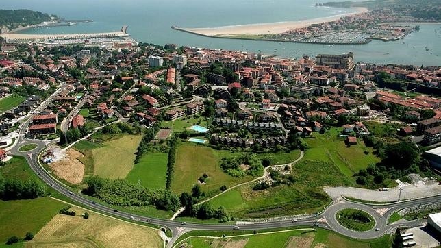 Vista de Fuenterrabía (Hondarribia)
